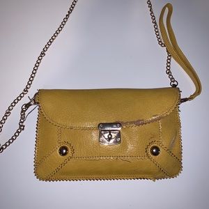 Mustard yellow purse